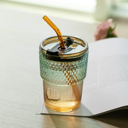 لیوان اسموتی بلور هفت رنگ / pa65