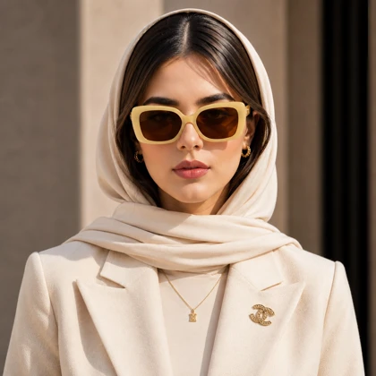 عینک آفتابی لندن لندن مدل LL1210 C05 کرم