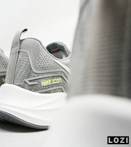 کفش کتانی مردانه و زنانه طوسی Nike air zoom