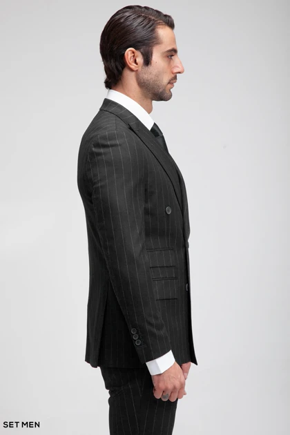 کت و شلوار مردانه شش دکمه دیپلمات