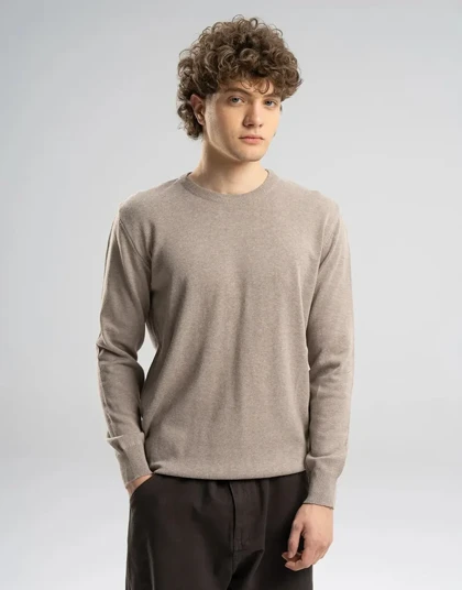 یقه گرد بیسیک مردانه