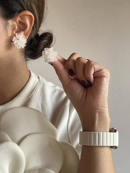 گوشواره میخی شکوفه