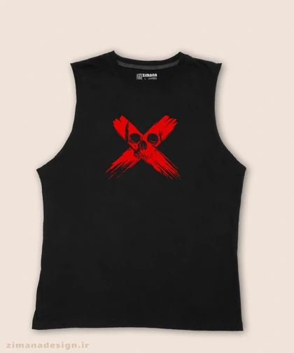 تاپ مردانه و زنانه طرح اسکلت مرگ کد 930