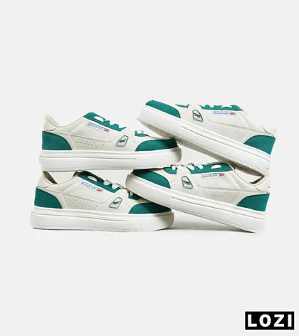 کفش مردانه و زنانه کرم سبز Reebok LT Court مدل 7217