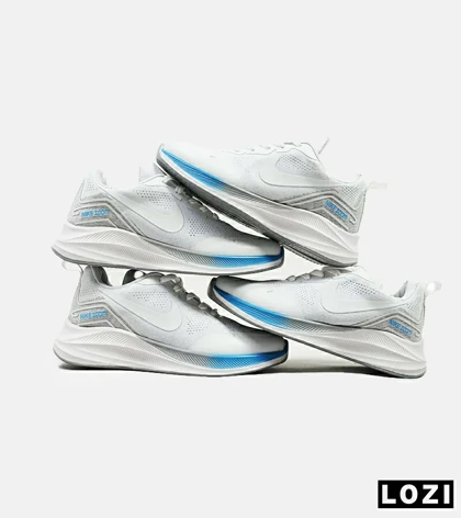 کفش کتانی مردانه و زنانه سفید Nike air zoom مدل 4326