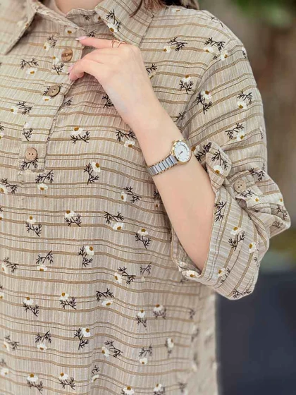 شومیز طرح گل بابونه
