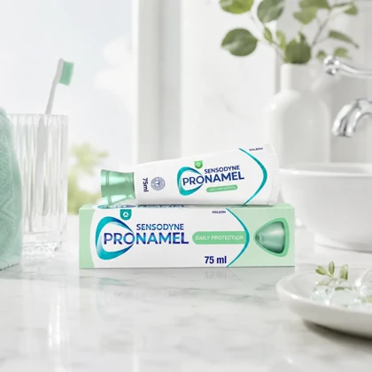خمیر دندان سنسوداین Sensodyne مدل Pronamel حاوی فلوراید 75 میلی لیتر