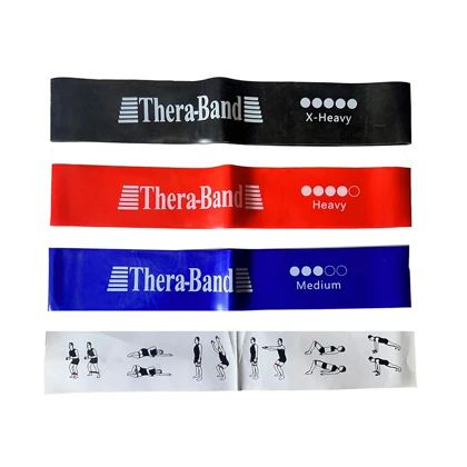 کش مینی لوپ ورزشی (TheraBand) بسته 3 عددی
