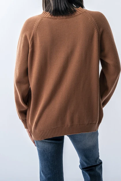 پلیور آستین بلند یقه گرد زنانه