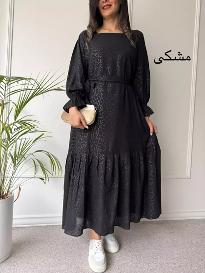 پیراهن حریر آستردار دنیز