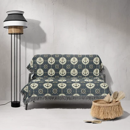 شال مبل ریش دار classic 193