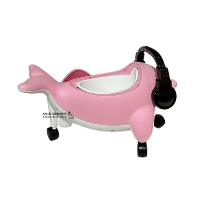 قصری چرخ دار طرح دلفین