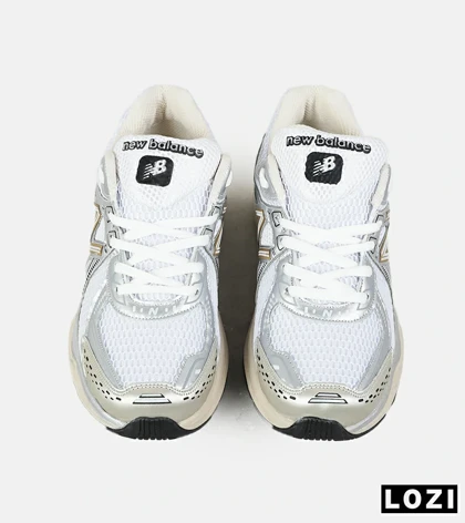 کفش کتانی مردانه و زنانه سفید کرم New Balance 860 V.02 مدل 7525