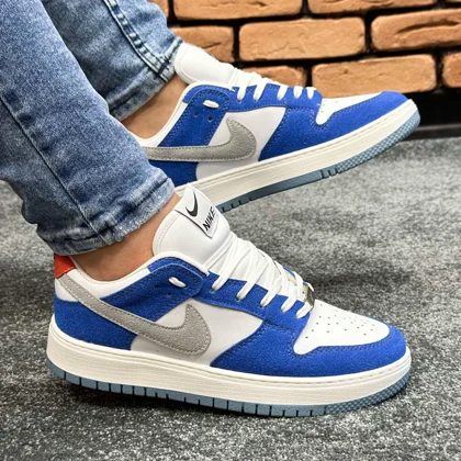 کفش کتانی اسپرت مردانه رنگ آبی مدل نایک NIKE AIR FORCE
