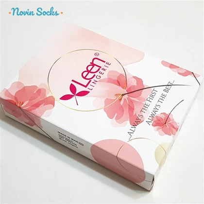 سوتین زنانه لین مدل فنردار گیپور گل‌دار کد 4680-606