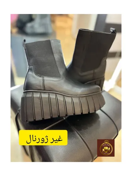نیم بوت لژدار طبی زنانه فشن بغل کش