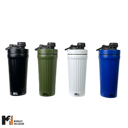 شیکر ورزشی استیل درب پیچی کد 1321-2