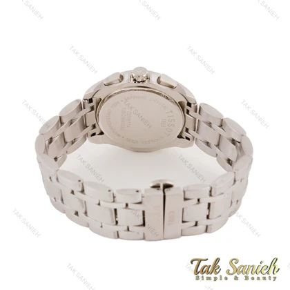 ساعت تیسوت 1853 مردانه سه موتوره استیل صفحه مشکی Tissot-5621-G