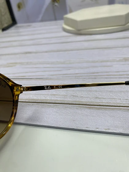 عینک آفتابی Ray-Ban RB 4334D فریم ترکیبی کائوچو و فلز با عدسی کریستال و استاندارد UV400
