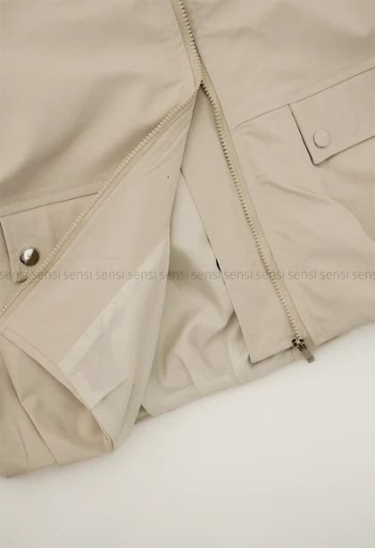 وست کتان کج راه آستر دارکد1004666