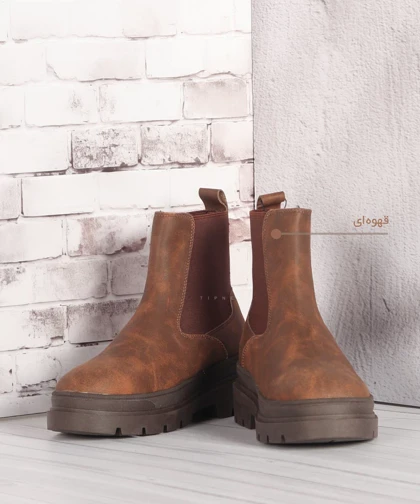 نیم بوت مردانه بدون بند و زیپ‌دار 1094