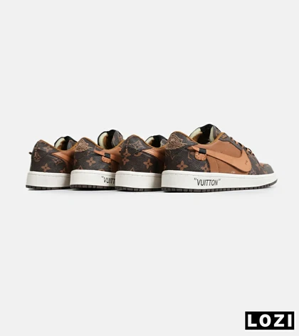 کفش کتانی مردانه و زنانه NIKE jordan 1 x LOUIS VUITTON مدل 6917