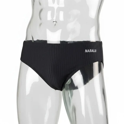 مایو شنا مردانه ناباجی (Nabaiji) مدل اسلیپ مشکی (پارچه آلمانی ضد حساسیت)