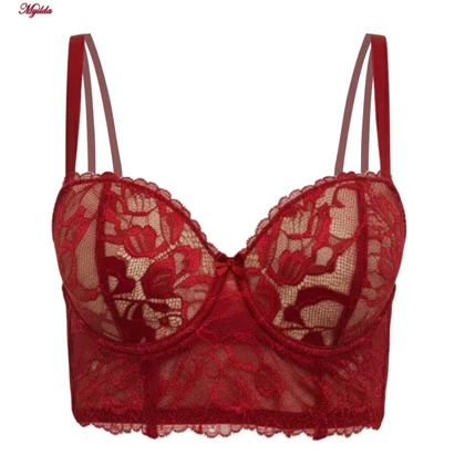 ست شورت و سوتین زنانه ماییلدا مدل لانگ لاین پوش آپ فنردار کد 5479-106