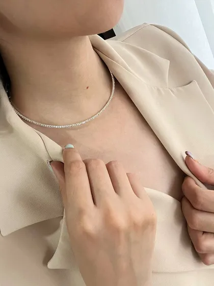 طوق تنیسی فول نگین