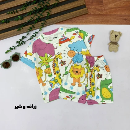تیشرت شلوارک راحتی پسرانه و دخترانه