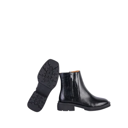 بوت چرم زنانه بغل سنگی