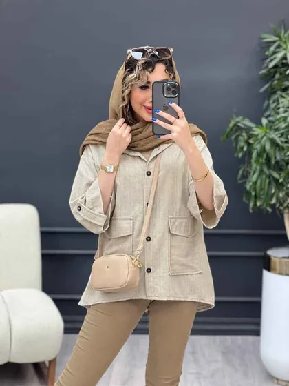 مانتو آستین پاگن هیوا