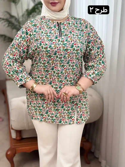 تونیک نخی جلو زیپ 3226