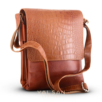 کیف دوشی مردانه چرم یلسان مدل رادمان کد 044-GC