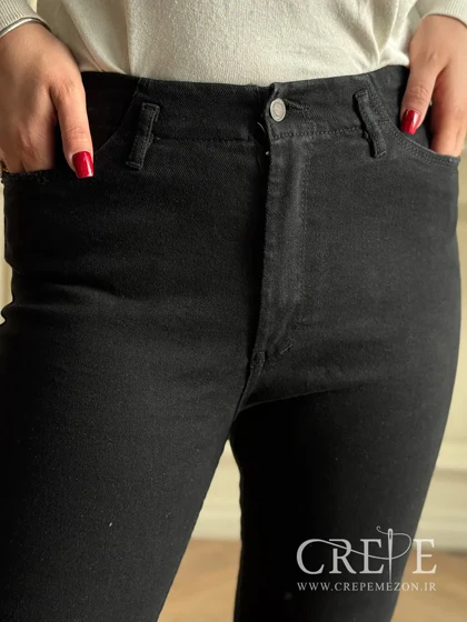 جین جذب کمر کش سایز بزرگ قد 88