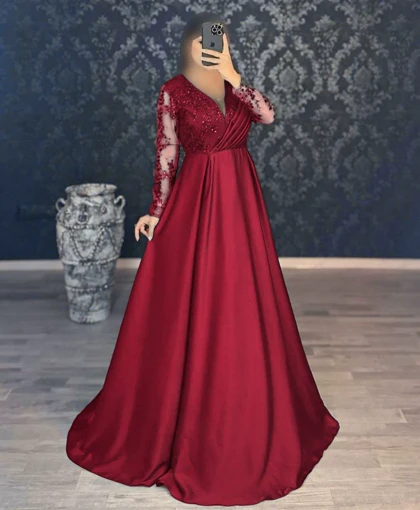 لباس مجلسی و شب ماکسی مدل گیسو 1