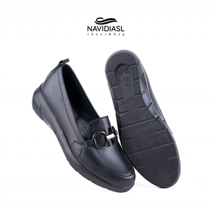 کفش زنانه طبی چرم کد 2038009