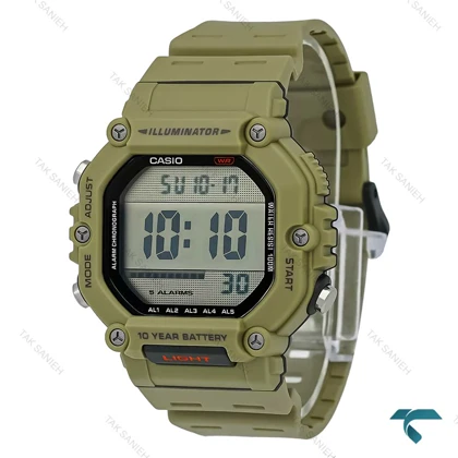 کاسیو دیجیتالی اصلی مردانه AE-1600H سبز Casio-7704-G