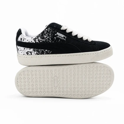 کفش کتانی پوما مدل Suede XL مشکی سفید کد 295430