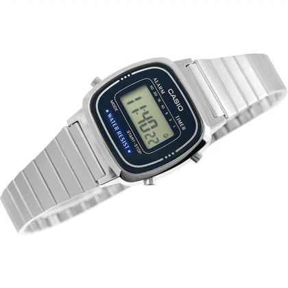 ساعت مچی دیجیتال زنانه کاسیو CASIO مدل LA670WA-2DF صفحه آبی