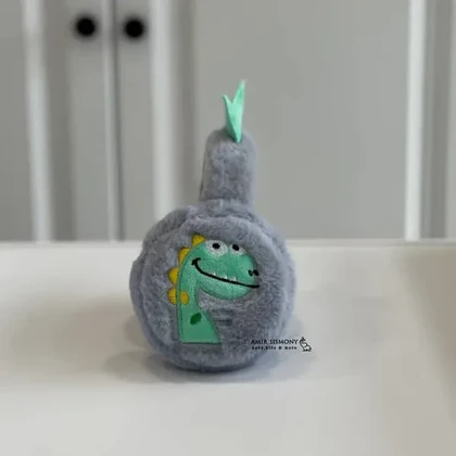 گوشگیر زمستانه بچگانه طرح دایناسور