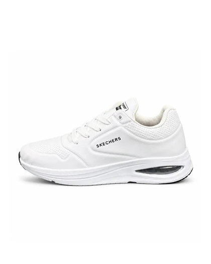کفش کتانی رانینگ مردانه اسکیچرز زیره کپسولی سفید SKECHERS