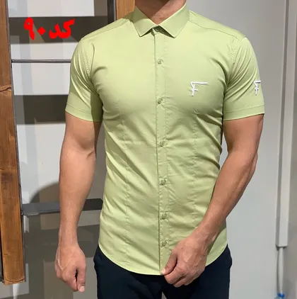 پیراهن آستین کوتاه مردانه F سبز