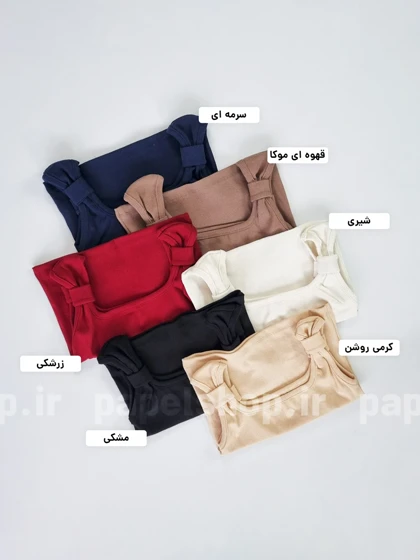 کراپ تاپ کبریتی بند پاپیون