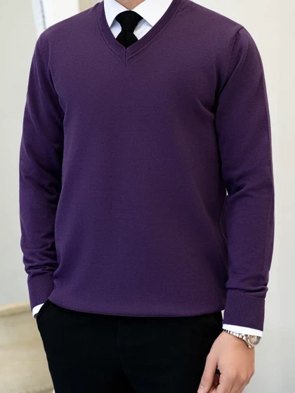 بافت یقه هفت بنفش کدsh271