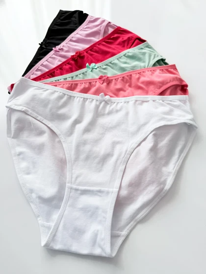 شورت اسلیپ نخ پنبه ساده پاپیون دار سایز 3XL میسپل Misspel