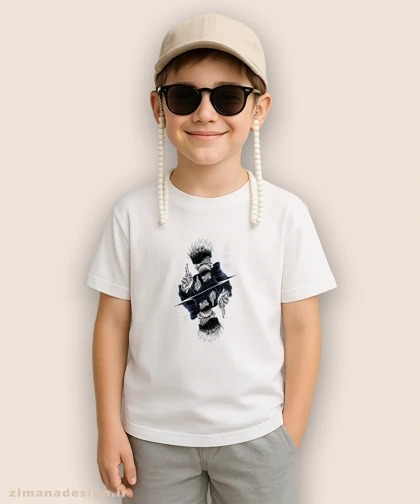 تیشرت بچگانه طرح جوجوتسو کایزن شخصیت ساتورو گوجو کد 904