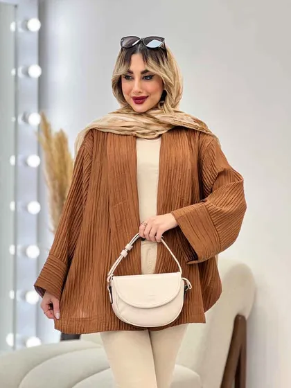 مانتو هلالی بغل چاک