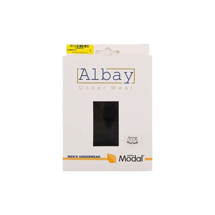 شورت نیم پا مردانه مودال پک 2عددی (مشکی-مشکی) Albay