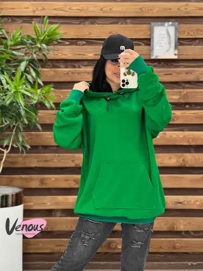 هودی کلاهدار ساده